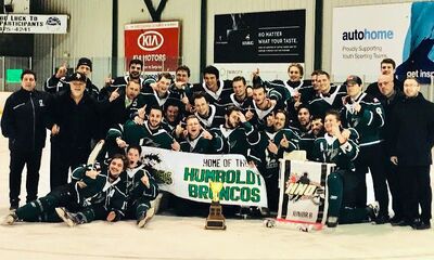 2018 LJHL champions Thunder Bay Northern Hawks