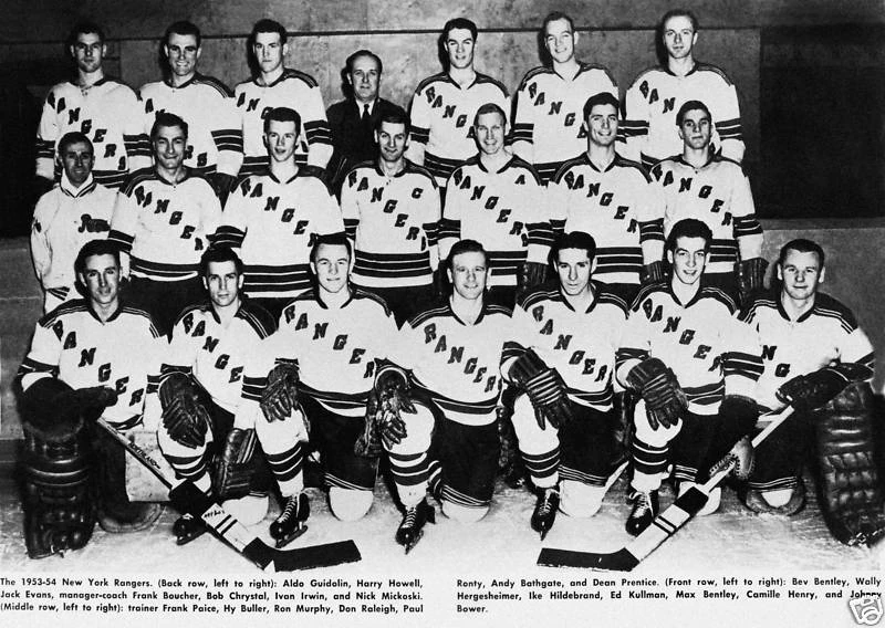 1953–54 New York Rangers season | Ice Hockey Wiki | FANDOM powered by Wikia