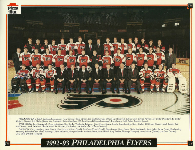 1992 93 philadelphia flyers season ice hockey wiki fandom flyers 93