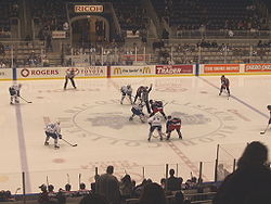 Toronto Marlies faceoff