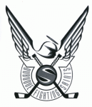 Dubuque fighting saints logo (original team)