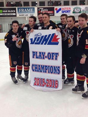 2016 VIJHL champs Victoria Cougars