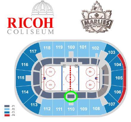 Ricoh Coliseum Marlies Seating Chart
