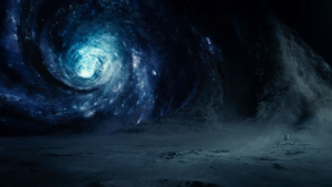 Wormhole moon