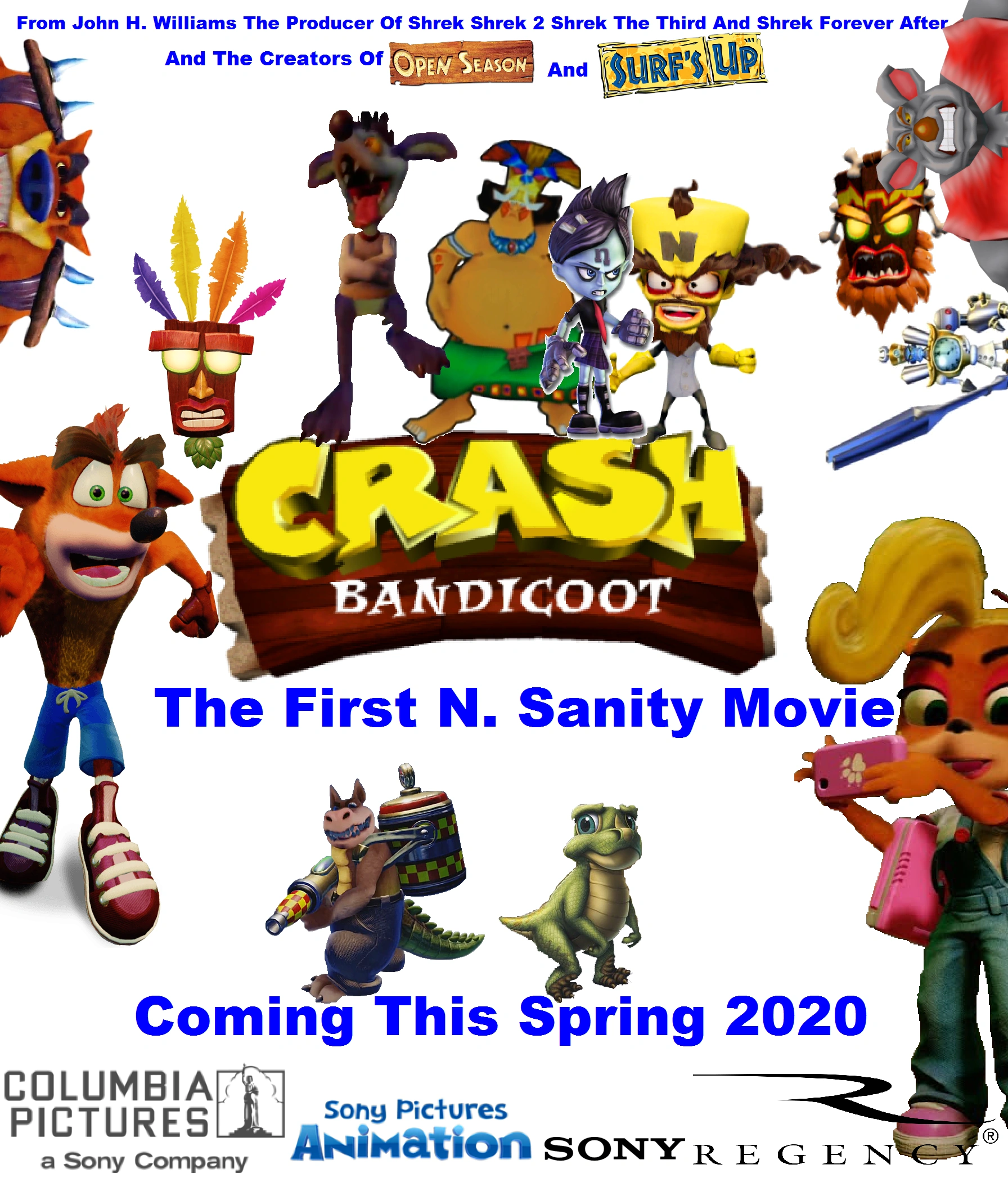 Image Crash Bandicoot the First N. Sanity Movie (2020) Film Poster