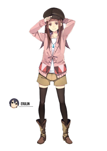 Image Anime Girl Render With Hat By Eternitive Dusk D6o4i33 Png