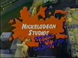 The Lost Media Mysteries/Nickelodeon Studios Opening Day Celebration ...