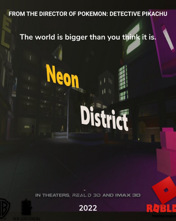 Neon District Film Idea Wiki Fandom - roblox escape room theater escape how to beat
