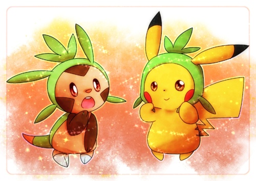 pikachu to eievui friends