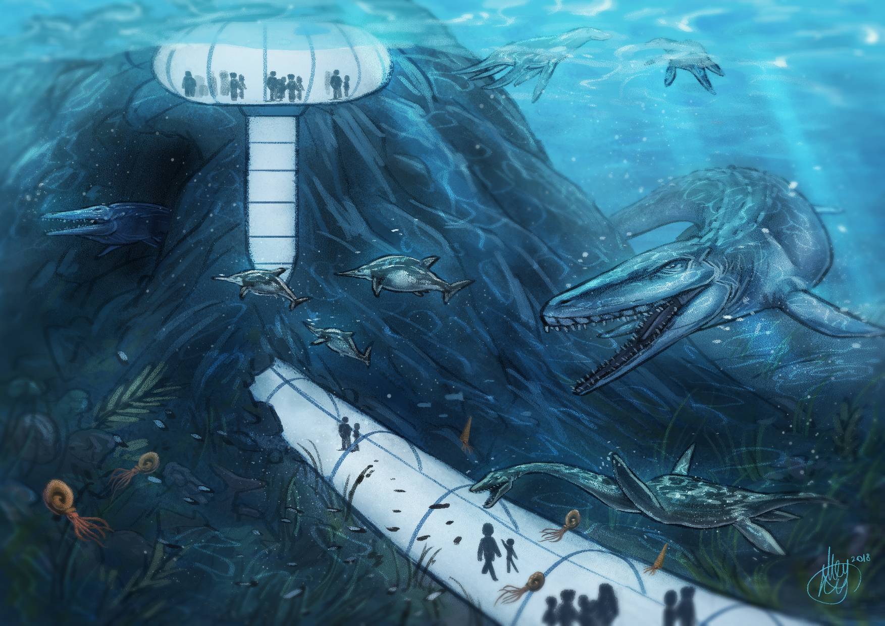 jurassic world evolution aquatic