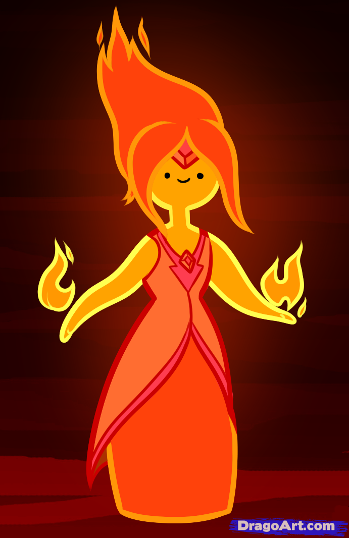 Image How To Draw The Flame Princess Flame Princess From