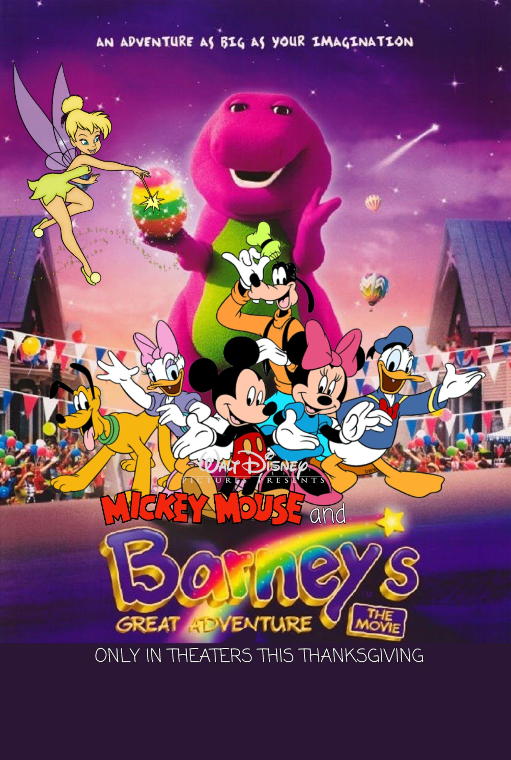 Mickey Mouse And Barney S Great Adventure The Movie