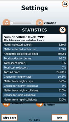 Statistic-screen