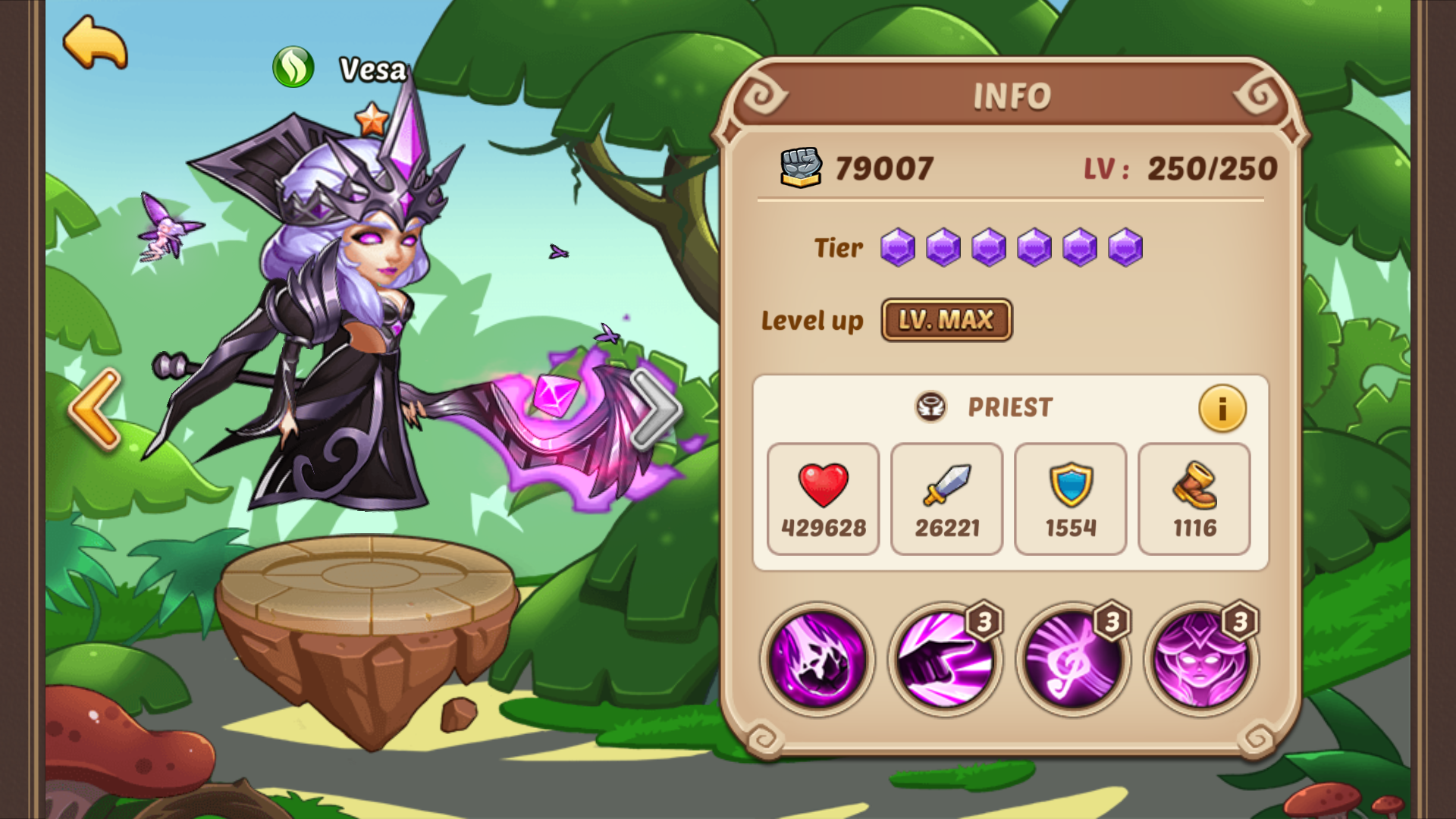 Vesa idleheroes wiki fandom powered by wikia