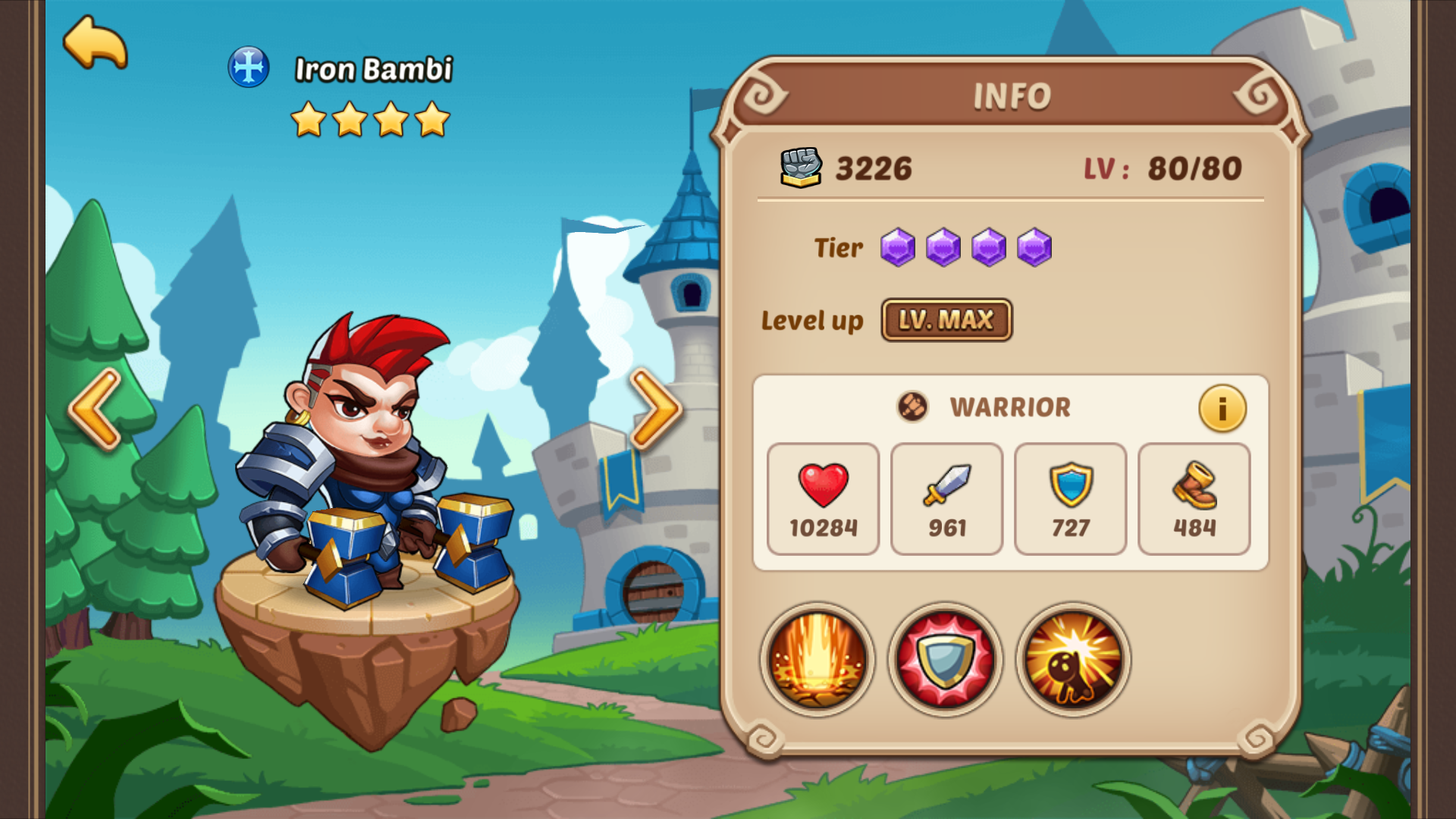 Iron Bambi Idleheroes Wiki Fandom