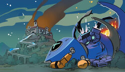 Buzz Bomber Battleship Defeated