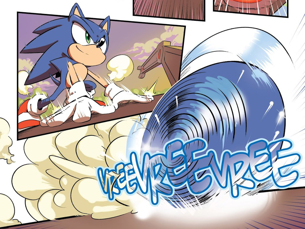Sonic Dash And Spin Manga Spin Dash | IDW Sonic Hub | Fandom