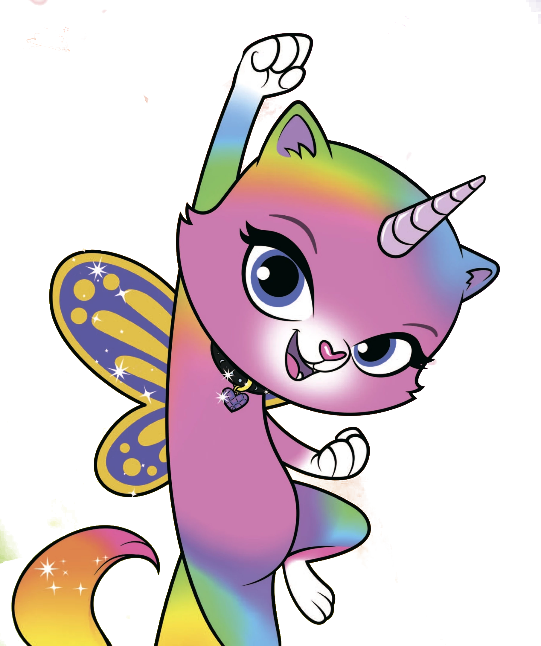 Gata Unicornio Mariposa Arcoiris Png Imagen Para Colorear Imágenes ya sea en jpg o png en formato de galeria para el face. gata unicornio mariposa arcoiris png