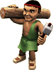 Saw mill worker