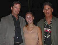 Richard and Ronald Simmons with fan