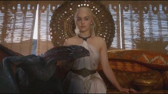 Daenerys and drogon 3x03