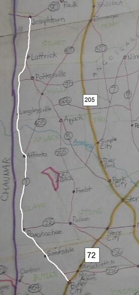 Map showing Zinrico 1