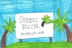 Spring Bloom sign
