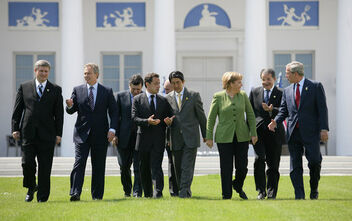 Chancellor of Empire with G8 leaders.