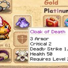 Cloak Of Death Imo The World Of Magic Wiki Fandom