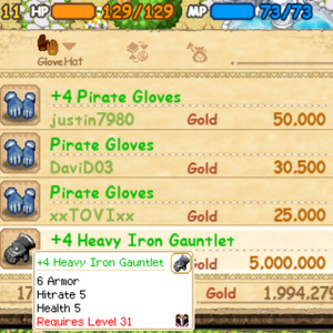 Heavy Iron Gauntlet Imo The World Of Magic Wiki Fandom