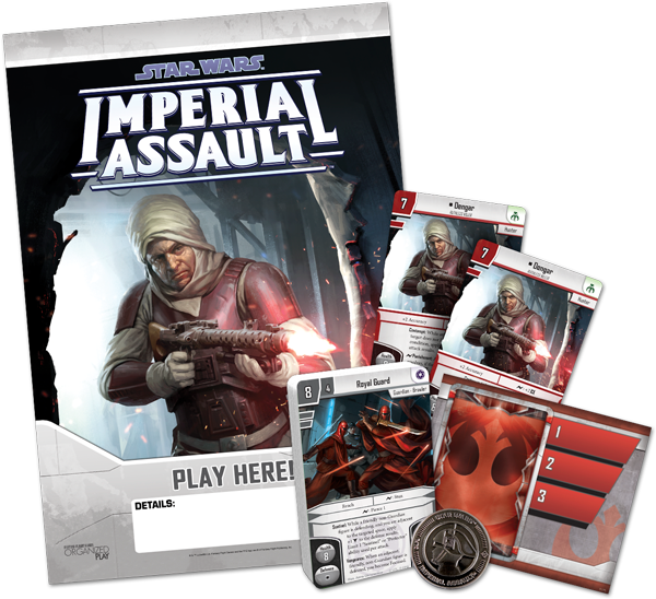 Star Wars Imperial Assault Royal Guard Promo Card Promotional Alternate Art 