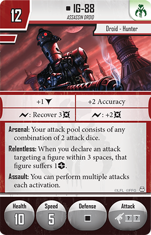 IG-88 Villain Pack Star Wars Imperial Assault