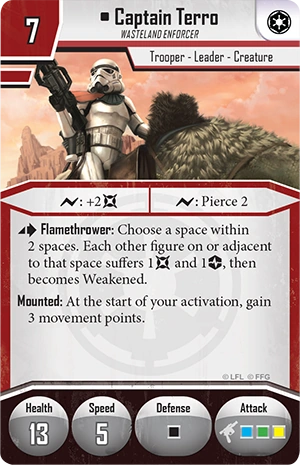 Image result for imperial assault captain terro