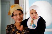Woman and child from Tajikistan