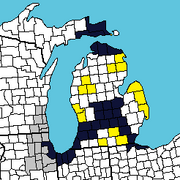 1978 Michigan conquest of lp counties which declared allegiance to Michigan