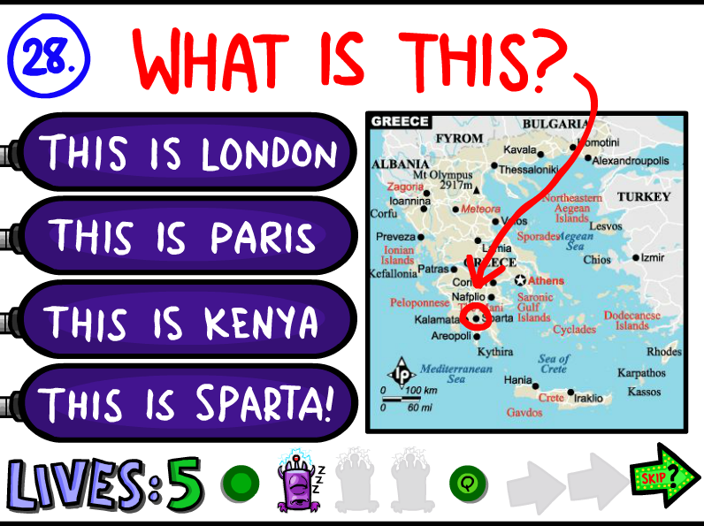 impossible quiz 2 answers
