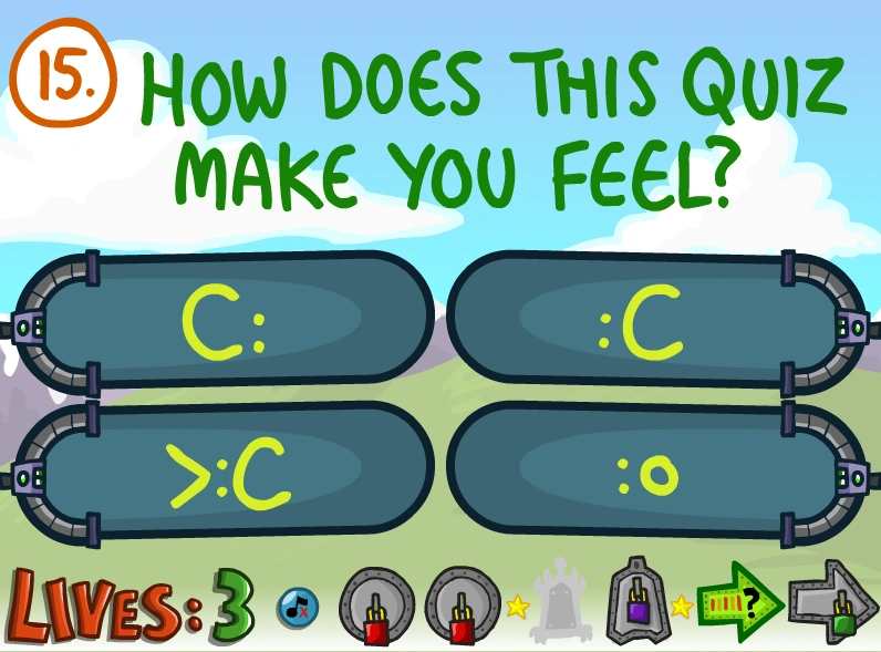 Answer To Question 15 On The Impossible Quiz