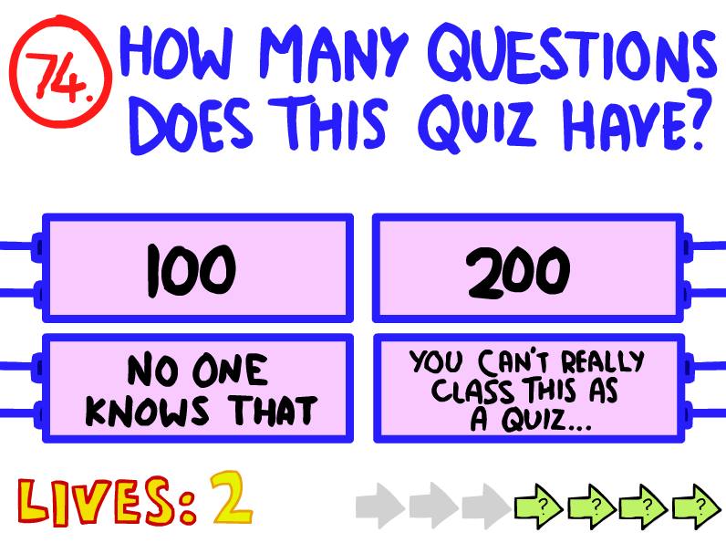Question 74 (The Impossible Quiz)  The Impossible Quiz 