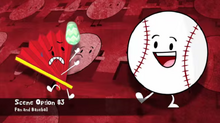 Fan and Baseball Scene Option 3