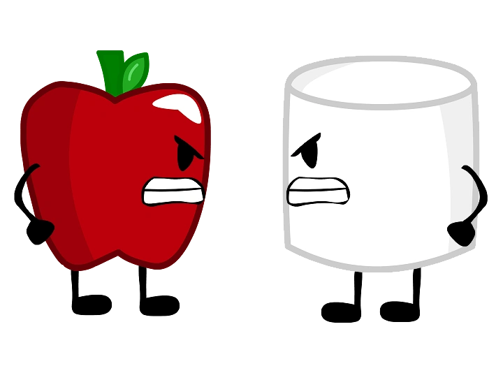 Image Marshmallow and Apple oldies.png Inanimate Insanity Wiki