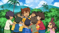 Tenma surrounded by kids CS 1 HQ