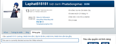 Đóng góp của thành viên Laphat515151 – Cộng đồng Wikia tiếng Việt - Cộng đồng Wikia tiếng Việt - Wikia