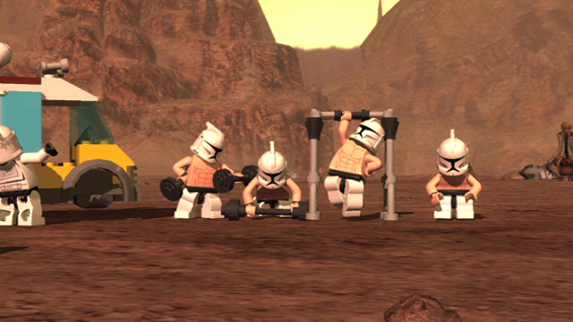 Image result for lego star wars 3 workout clone trooper