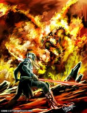 Feanor en Gothmog