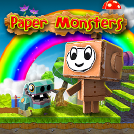 cut paper monsters book