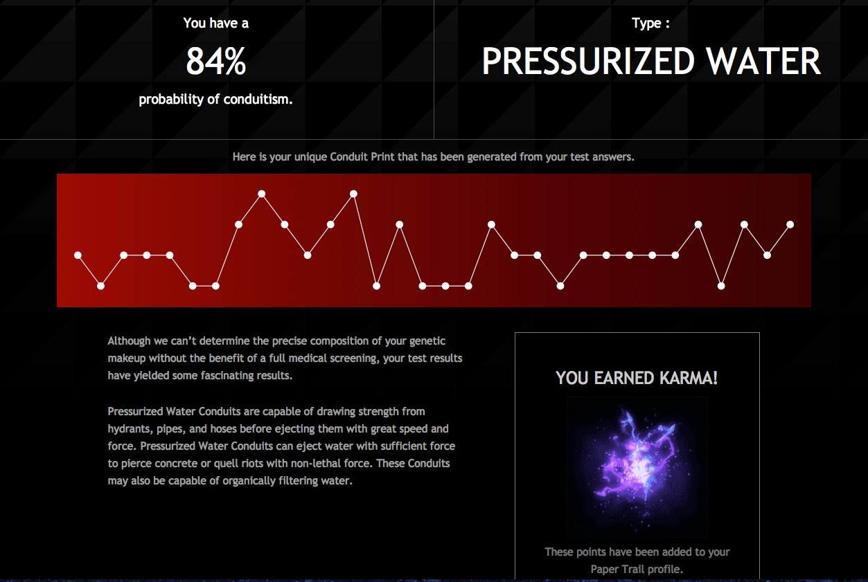 Image Conduit test results.png InFAMOUS Wiki FANDOM powered by Wikia