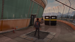 Delsin na pomoście widokowym (inFamous Second Son)