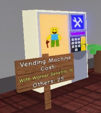 Stations Vending Machine Infinite Autocorrect Roblox Wiki Fandom - roblox hide and seek wiki