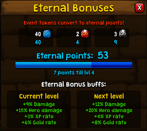 Eternal bonuses level 3