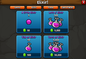Screenshot elixir exchange
